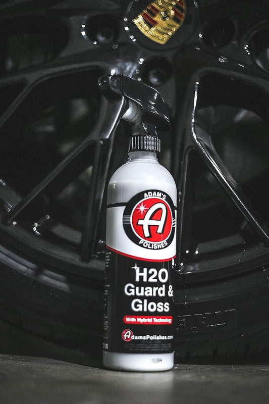 Adam's Polishes H2O Guard & Gloss (5 Gallon) - Car Detailing Hybrid Top Coat Silica Sealant, Car Wax & Polish Quick Detailer | After Car Wash Seals, Shines, and Protects All Exterior Surfaces