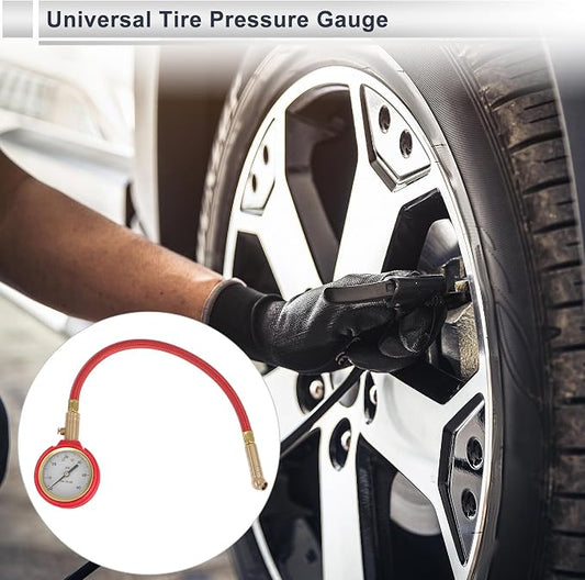 1 Pcs Universal Tire Pressure Gauge 0-60PSI 2.36Inch Digital Pressure Gauge Tyre Air PSI Meter for Motorcycle SUV Truck
