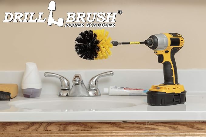 Cleaning Supplies - Bathroom Accessories - Shower Cleaner Brush - Bath Mat Hair Lifter - Shower Curtain Scrubber - Cleaning Scrub Brush - Tile Grout Cleaner - Bathtub Brush - Home Tile Cleaning Brush