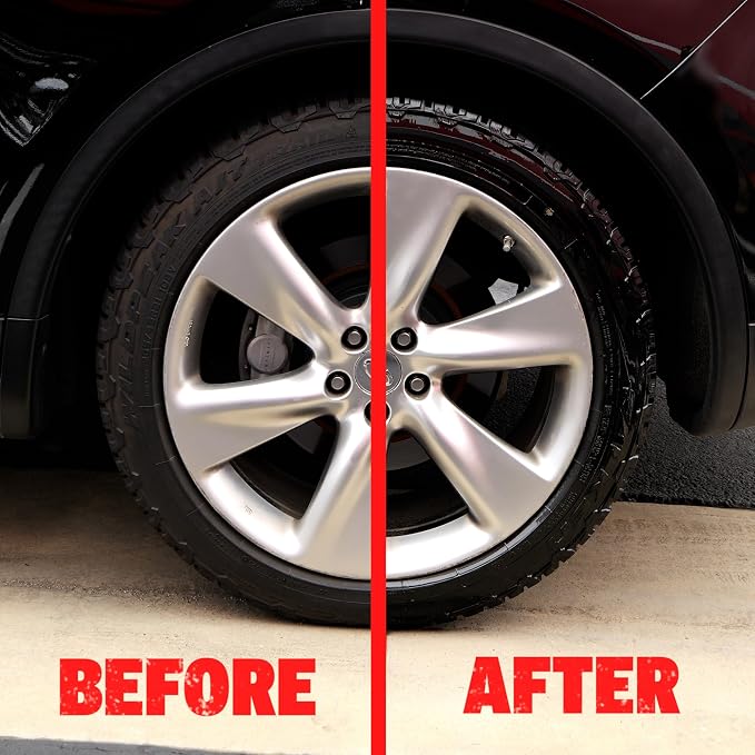 Mothers 06924 Back-to-Black Tire Shine, 24 fl. oz. (Pack of 2)