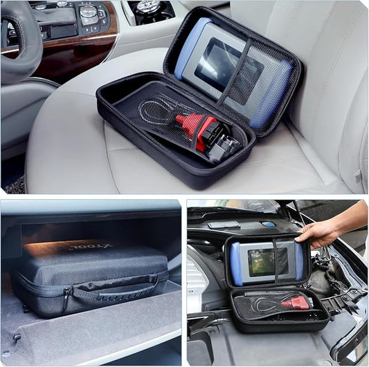XTOOL Protective Case for OBD2 Scanner Diagnostic Tool, Waterproof Car Scan Tool Carrying Case Compatible with IP500, IP608, IP616, IP819, Size 11''x 7''x 4''