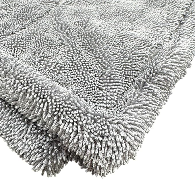 DIY Detail Twist Loop Drying Towel 3-Pack – Ultra-Absorbent 1200 GSM Microfiber Towels for Car Drying, Detailing, and Spot-Free Finishing – Edgeless, Streak-Free, Scratch-Free – 15” x 8”