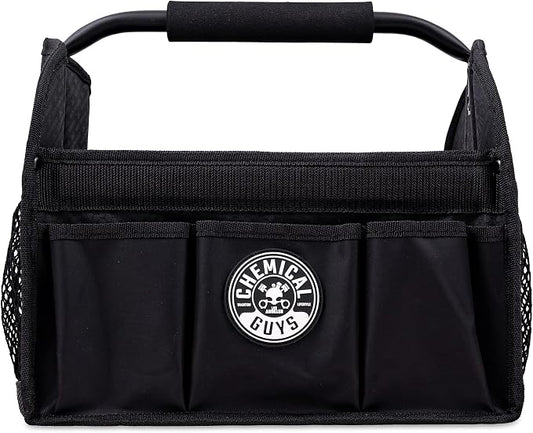 Chemical Guys Quick Load Collapsible Detailing Car Caddy Organizer & Storage – Portable Wash and Garage Organizer for Supplies, Tools and Accessories – Durable Black Design for Cars, Trucks & Home