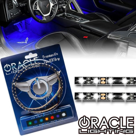 ORACLE Lighting 3805-002 Universal Blue Ambient LED Lighting Footwell Kit - Waterproof - Easy Installation - Ultra Flexible - Indoor or Outdoor Application