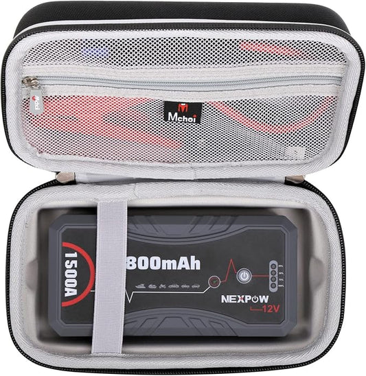 Mchoi Car Jump Starter Case Compatible with NEXPOW Jump Starter Q10S,1500A Peak, CASE ONLY