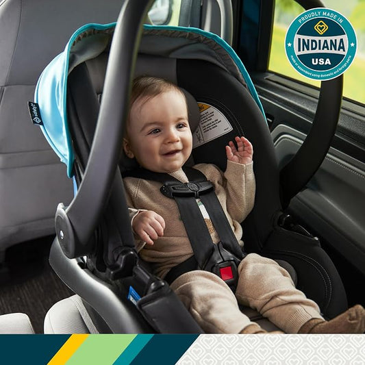 Safety 1st OnBoard FLX Infant Car Seat with Base, Lightweight Baby Car Seat for Travel, Wisteria Lane 2