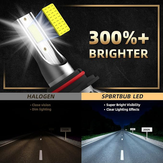 compatible with HONDA PILOT (2006-2018) LED Headlight Bulbs,9005/HB3 High Beam & H11 Low Beam,Pack of 4