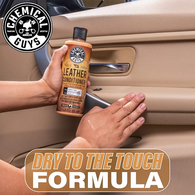 Chemical Guys SPI_401 Vintage Series Leather Conditioner Car Interiors, Furniture, Apparel, Sneakers, Boots, and More (Works on Natural, Synthetic, Pleather, Faux Leather and More), 128 fl oz (1 Gal)