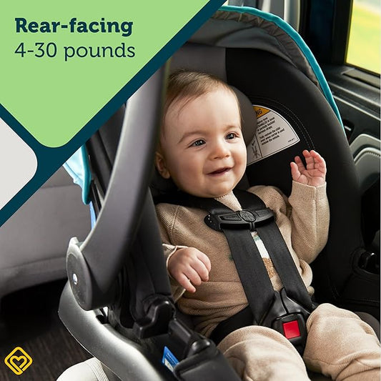 Safety 1st OnBoard FLX Infant Car Seat with Base, Lightweight Baby Car Seat for Travel, Monument 4