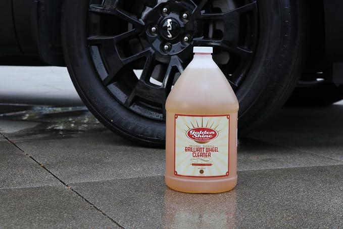 GOLDEN SHINE Original Formula Brilliant Wheel Cleaner, 1 Gallon, 4 Gallon Case Pack 44512-CS