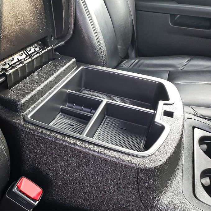 TACORBO Center Console Organizer Tray for 2007-2014 GMC Sierra 2500 3500 Accessories Yukon XL Silverado 2500 3500 Suburban 1500 Tahoe / 07-13 GMC Sierra 1500 Chevy Silverado Suburban 2500 Avalanche