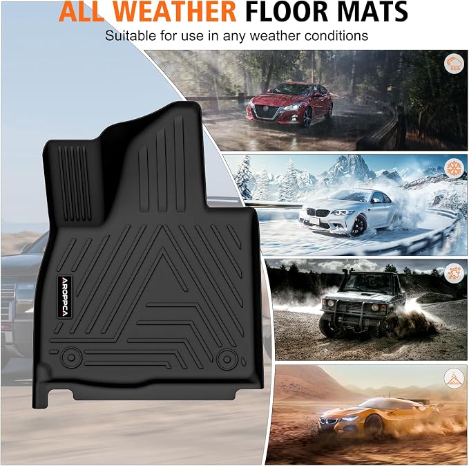 All Weather Car Floor Mats Cargo Liner with Backrest Mat for 2026 Palisade 7 Seater (Only Fit Fuel), TPE Rubber Liners Full Set Automotive Mats for 2026 Palisade Accessories