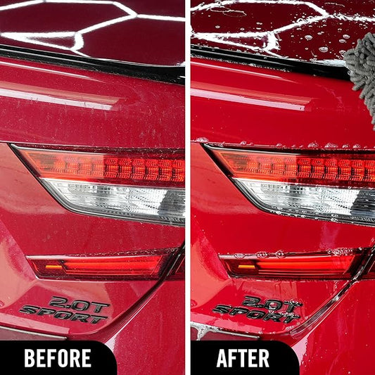 Turtle Wax Hybrid Solutions Ceramic Car Wash and Wax, Gentle pH Neutral Car Cleaner with Extreme Water Beading Paint Protection, High Gloss Spot-Free, Car Wax Shine, Fruity Scent, 48 oz (Pack of 1)