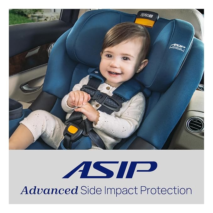 Chicco Fit360® SE ClearTex® Rotating Convertible Toddler Car Seat with 360 Degree Rotation for Rear-Facing and Forward-Facing Usage (No Infant Insert Included) | Stellar/Blue