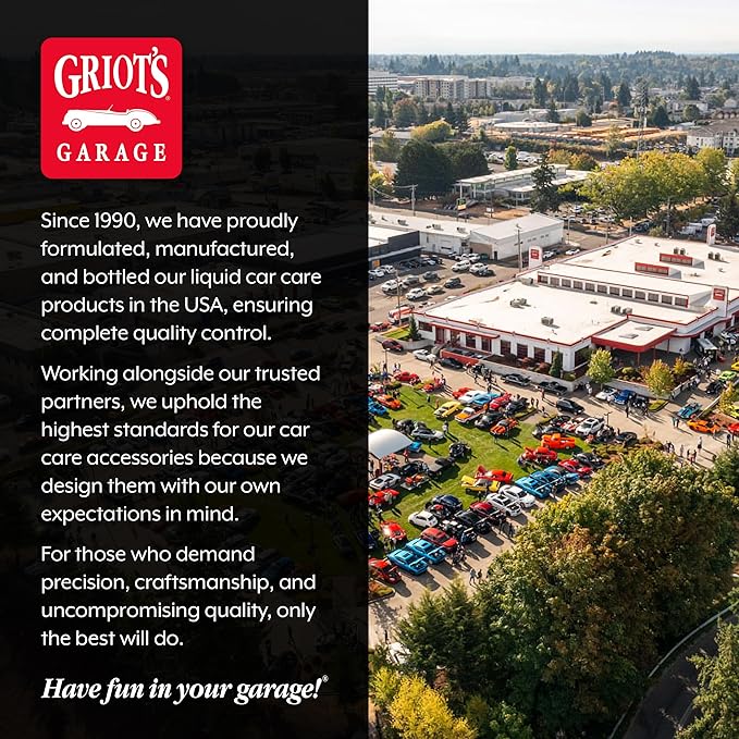 Griot's Garage 1” Perfecting Foam Pads for Car Polishing and Detailing, Buffing Pads for Paint Correction, Polishing, and Waxing, Yellow, Set of 6