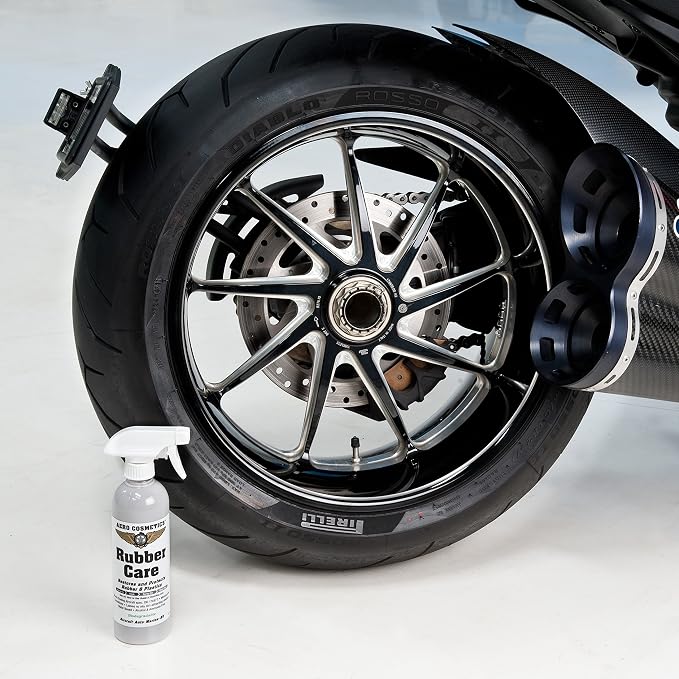 Ceramic Tire Dressing Protector, No Tire Shine, No Dirt or Brake Dust Attracting Residue 1 Gallon Satin/Matte Finish Stays Clean Longer Cleans Up Easier Aircraft Grade Better Than Automotive Products