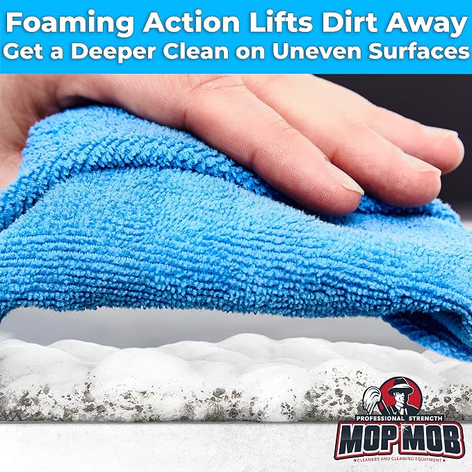 Dirt-Lifting Durable Foaming Spray Heads 5 Pk. Best Heavy Duty Nozzle Replacements for Large 32 Oz Plastic or Glass Bottles. Perfect Foam Nozzles for House and Bathroom Cleaning or Auto Detailing.