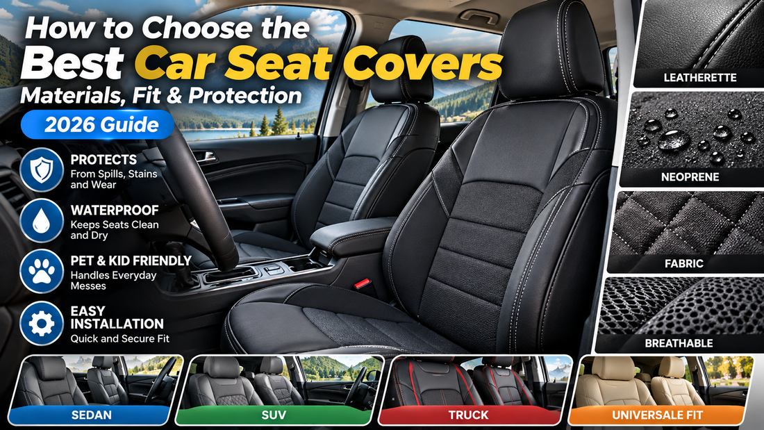 How to Choose the Best Car Seat Covers: Materials, Fit & Protection (2026 Guide)