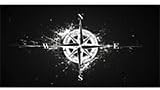 Black White Compass Car Windshield Sunshades, 59" L x 31.5" W, Universal Fit, UV Protection, Cooling Effect, Easy To Install, Perfect For SUV, Truck, Sedan