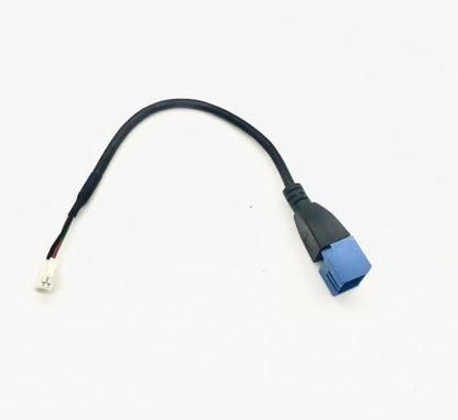 Car Audio Input Media Data Wire Mini USB to 4Pin Cable Adapter Compatible with Nissan Ford Jeep Chevrolet Series USB Transfer