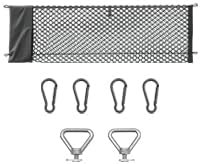 xipoqix Truck Bed Cargo Net 49.21 x 18.11 Inch Compatible with 2015-2026 Ford F150 Truck Bed Organizer Mesh Net Replacement for 2015-2026 Ford F-150 Accessories