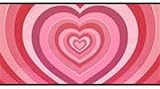 Heart Car Windshield Sunshades Pink, 59*31.5 Inches, UV Rays Sun Visor Protector for Car, SUV, Truck