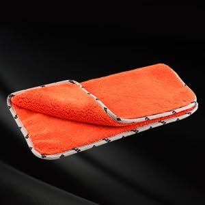 SPTA Car Microfiber Towels, 3Pcs Microfiber Car Cleaning Cloths, Upgraded 1200gsm Ultra-Thick Cars Drying Towel Microfiber for Car and Home Polishing Washing and Detailing 16'' x 16'' (3 Pack)