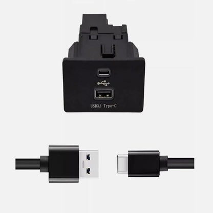 HU5Z-19A387-A,Carplay USB Interface Hub Replacement HC3Z-19A387-B,HU5T-14F014-AB,Upgrade USB/Type-C Module Support Apple Carplay Android Compatible with Ford F-150 SYNC 3 Version 3.4