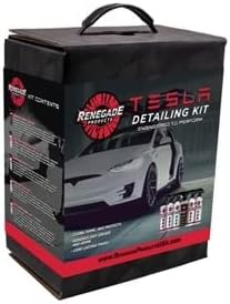 Renegade Products USA Tesla Detailing Kit - Car Wash Kit for Interior/Exterior Detail & Wash for Model S, Model 3, Model X, & Model Y