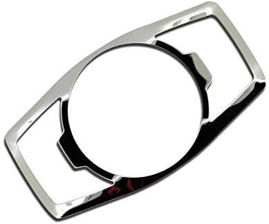 Chrome Inner Headlight & Fog Switch Panel Cover Trim for 2015-2020 Ford F150 - Push Button Actuator - Manual Operation - Chrome Color