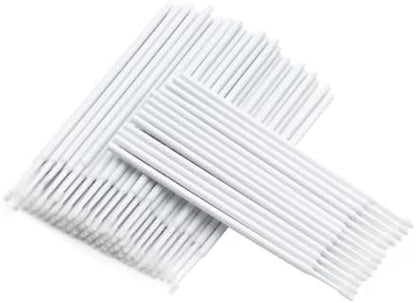 Saihisday Automotive Micro Brush Set - 100PCS 1.2MM Precision Applicators for Car Scratch Repair & Crafts (Non-Chemical Tools)
