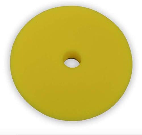 Detail King Buff and Shine URO Tec Yellow Polishing Pad - 5" - Foam Pad