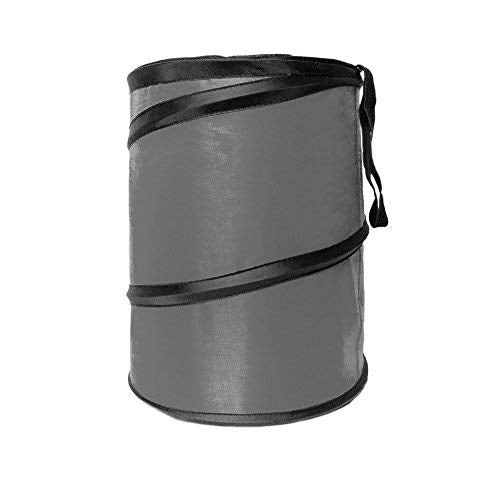 FH Group FH1121 Collapsible Trash Can (Gray) Large with Gift - Universal Fit for Cars Trucks and SUVs