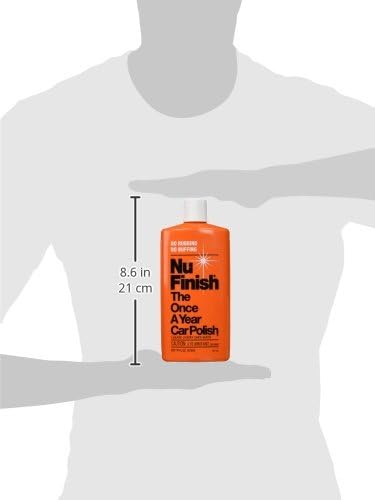 Nu Finish Car Polish, NF-76 Liquid Polish for Cars, Trucks, 16 Fl Oz Each (Pack of 2)