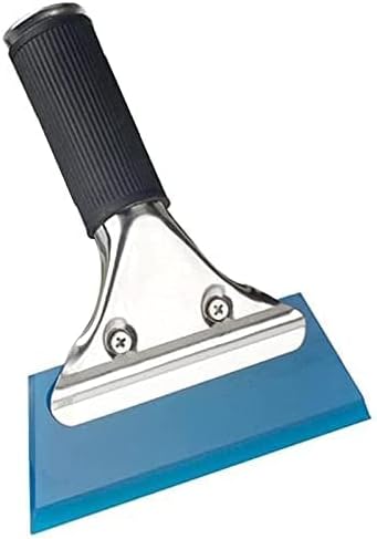 RockRose 5" Anti-Slip Handle Professional Squeegee for Window Tinting & Vinyl Wrap Applicator - Rubber Squeegee with Stainless Steel Handle Streak-Free Auto Window Cleaner for Car Available Various