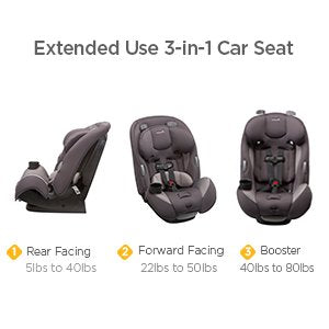 Safety 1st Continuum 3-in-1 Car Seat, Wind Chime