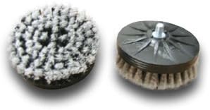 Detail King Cyclo Ultra Soft Shampoo Brushes - Gray (1 pair)