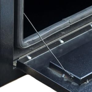 36" Underbody Truck Tool Box, Heavy Duty Steel Underbody Toolbox with T-Handle Lock & Weatherproof Seal, Lockable Truck Trailer Tool Box for Pickup, Flatbed, RV, Van, Utility Tractor - 36 x 18 x 18