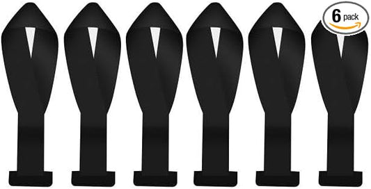 FIVKLEMNZ Car Roof Bag Cargo Carrier Door Hooks, Use to Secure Roof Bags Without Need for Roof Rack, 6 Door Hooks Only