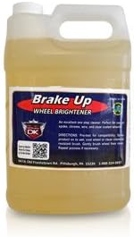 Detail King Brake Up Wheel Brightener - for Extremely Dirty Wheels - Aggressive, Non-Corrosive Wheel Cleaner (Gallon)