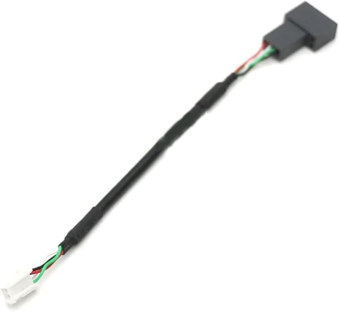 USB 2.0 To 4 Pin Audio Interface Cable For Hyundai For Kia For Vehicles, Black ABS Adapter For Android Multimedia Connectivity, 20 Cm(4pin)
