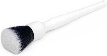 Detail Factory - Synthetic Detailing Brush Set - Ultra-Soft Interior Car Cleaning Brushes for, Screens, Emblems, & Tight Spaces - White