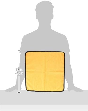 Chemical Guys Professional Grade Premium Microfiber Towels for Cars,Gold,16" x 16",Ultra-Soft and Scratch-Free Car Detailing Cloths for Trucks,Motorcycles,and More,(Pack of 6)