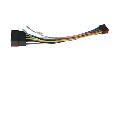 for Universal Android Car Radio Power Horn Wire Plug 16 Pins ISO Cable Audio Wiring Harness Adapter Plug Auto Stereo Connector Parts(Cable ISO)