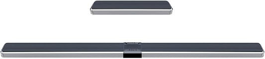 APS 304 Stainless Steel Polished 5in Silver Running Boards Compatible with Ford Transit 2015-2026 Full Size Van 3-Door (Exclude 2022-2026 E-Transit) (Nerf Bars Side Steps Side Bars)