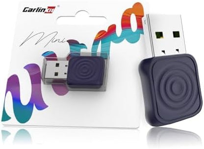 Carlinkit Wireless CarPlay Adapter 2026 MINI - for iPhone & Android Phone, Converts OEM Wired CarPlay to Wireless CarPlay, Converts OEM Wired Android Auto to Wireless Android Auto.