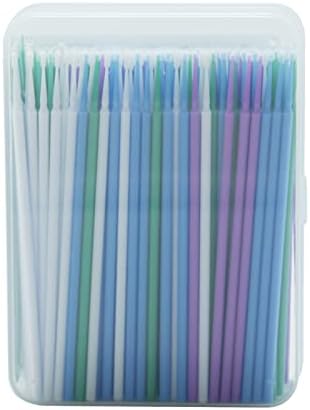 Touch Up Paint Brushes for Automotive Paint Chip Repair Disposable Micro Applicators (1.5, 2.0,2.0, 2.5MM, Multi)-200PCS