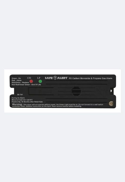 MT I Industries 35-741-BL Combination Carbon Monoxide/Propane Alarm Black Surface Mount 12 VDC Hard Wire