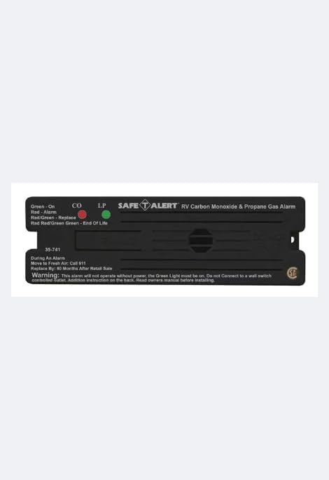 MT I Industries 35-741-BL Combination Carbon Monoxide/Propane Alarm Black Surface Mount 12 VDC Hard Wire