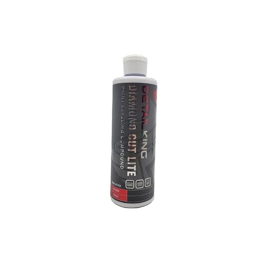 Detail King Diamond Cut Lite - High Performance Car Scratch Remover - Paint Correction Compound - 16 oz